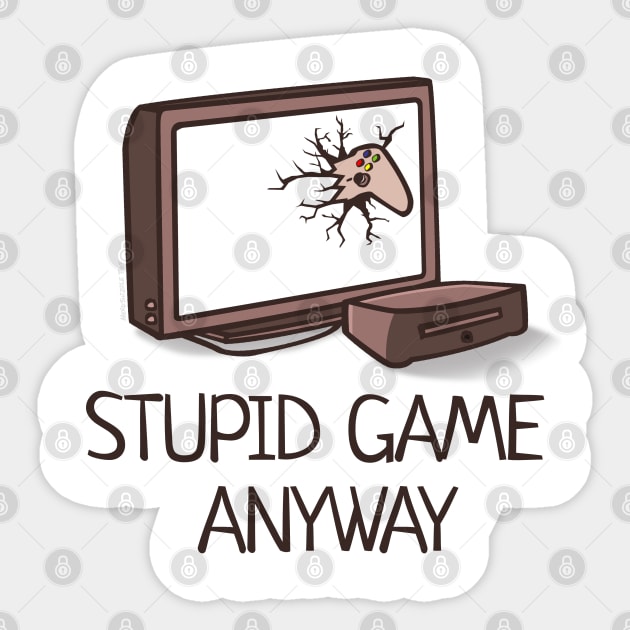 Stupid Game Anyway Sticker by NerdShizzle